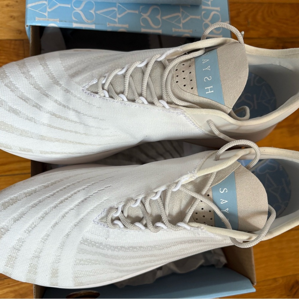 Saysh One White Running Athletic shoes